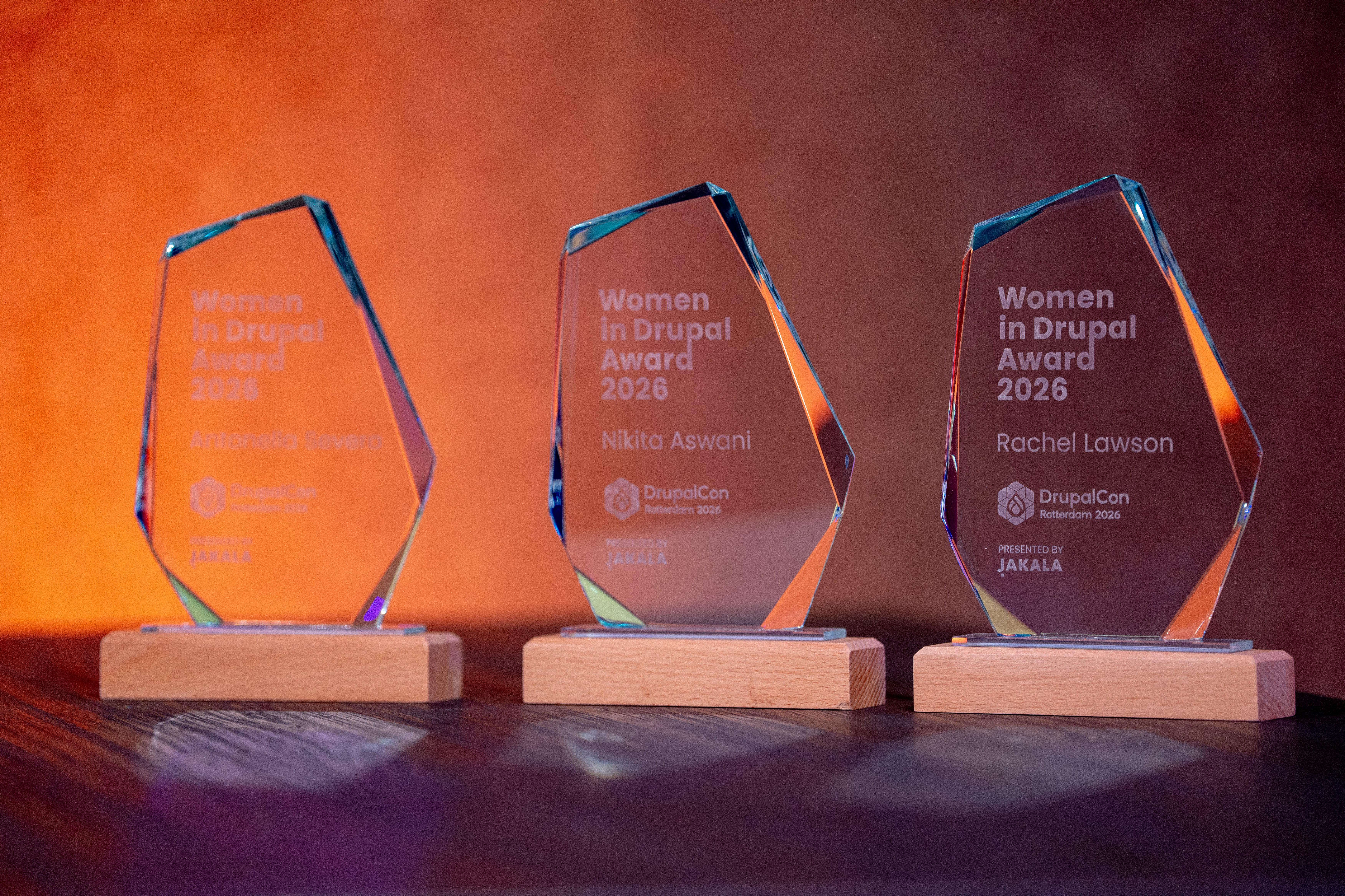 Women in Drupal Trophies