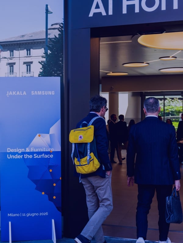 JAKALA e Samsung presentano: Design & Furniture Under the Surface