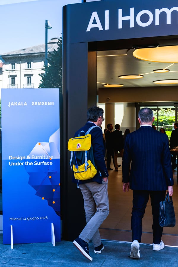 JAKALA e Samsung presentano: Design & Furniture Under the Surface