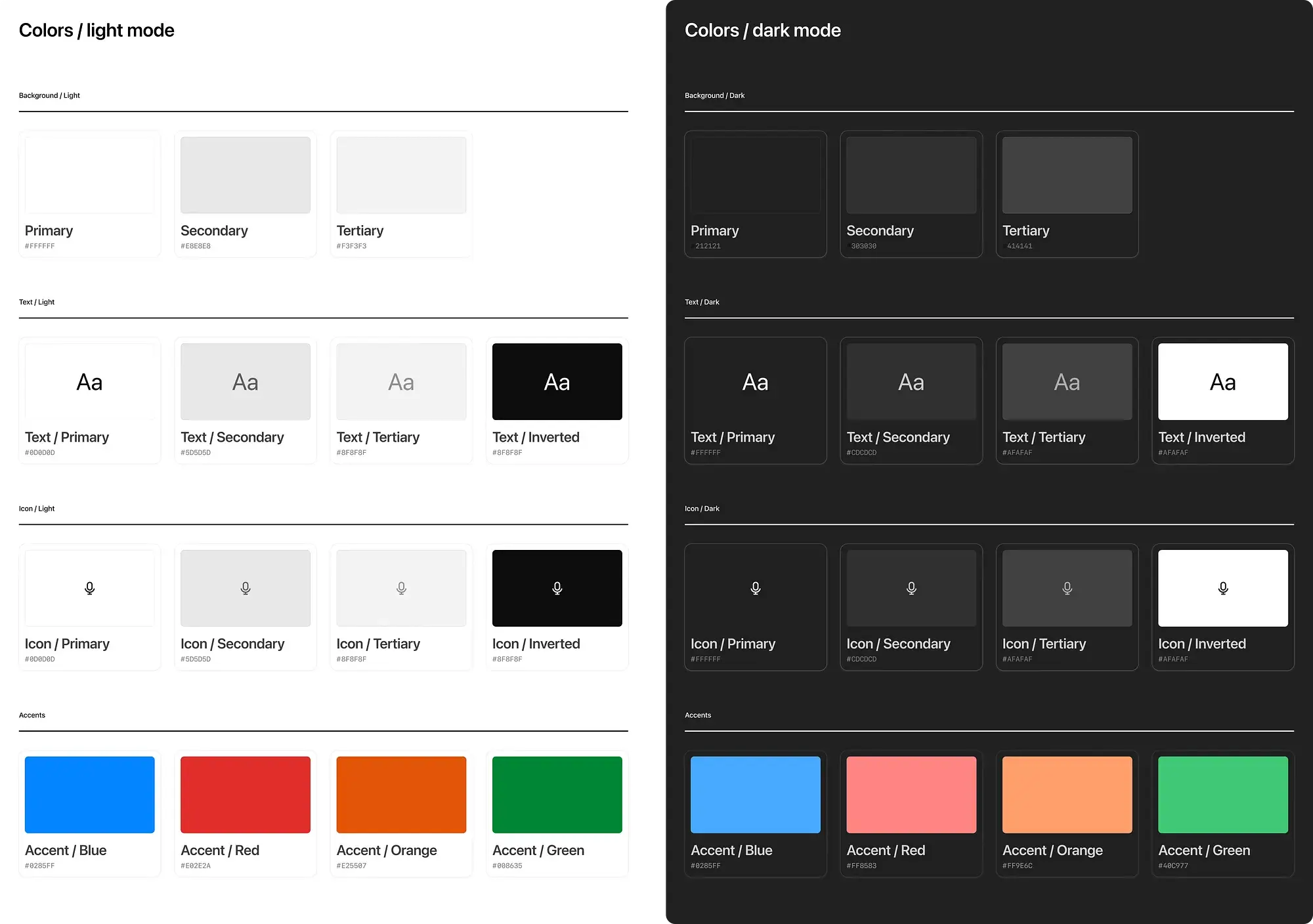 Paleta de color para las Apps de ChatGPT